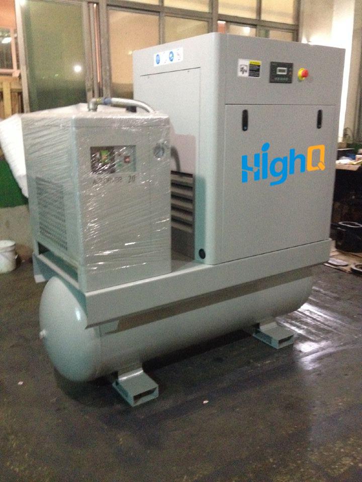 Óleo industrial lubrificado Compressor de parafuso compacto
